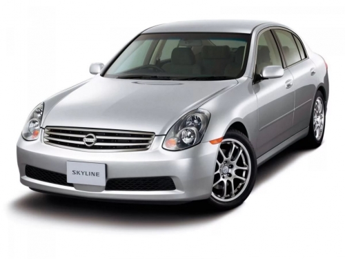 2D коврики EVA в салон  на Nissan Skyline XI V35 седан, правый руль (2001-2004)