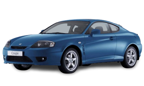 2D коврики EVA в салон и багажник  на Hyundai Tiburon II (2001-2007)