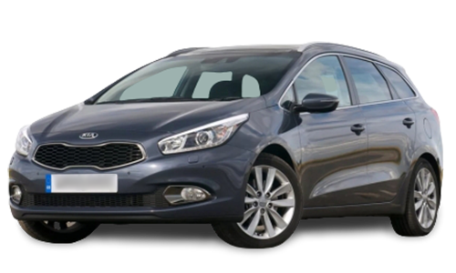 2D коврики EVA в салон и багажник на Kia Ceed II (JD) универсал (2012-2018)