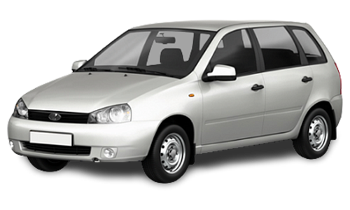 2D коврики EVA в салон и багажник на Lada Kalina I универсал (2004-2013)