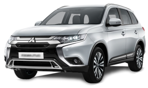 2D коврики EVA в салон и багажник  на Mitsubishi Outlander III рестайлинг 5 мест (2014-н.в.)