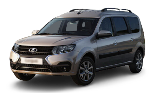 2D коврики EVA в салон и багажник на Lada Largus I (FL) рестайлинг, 5 мест (2021-н.в.)