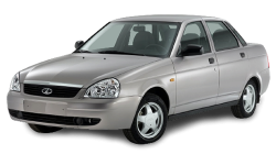 2D коврики EVA в салон и багажник  на Lada Priora седан (2007-2018)