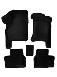 3D коврики EVA с бортами в салон на Lada Priora рестайлинг (2013-2018)